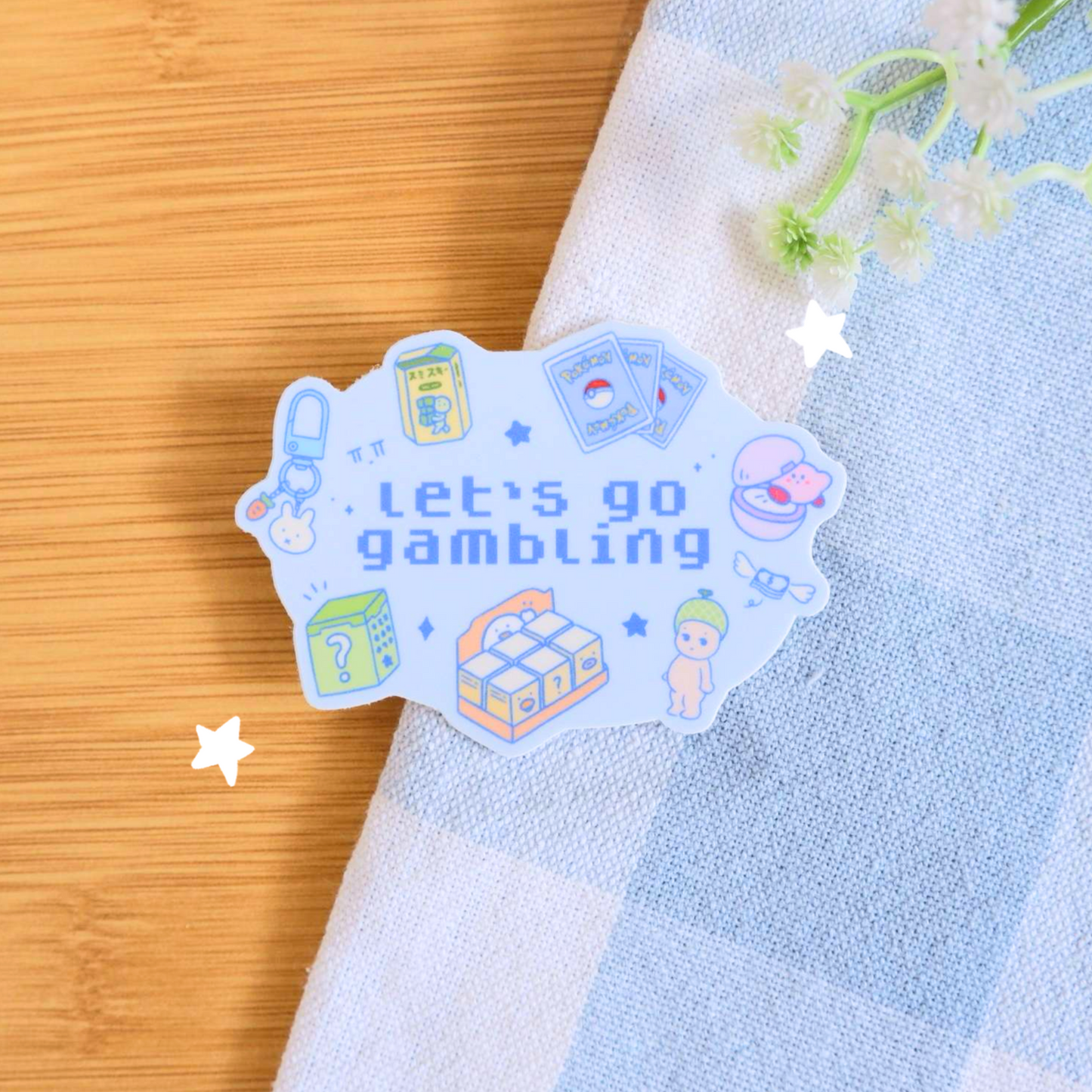 Let's Go Gambling Stickers