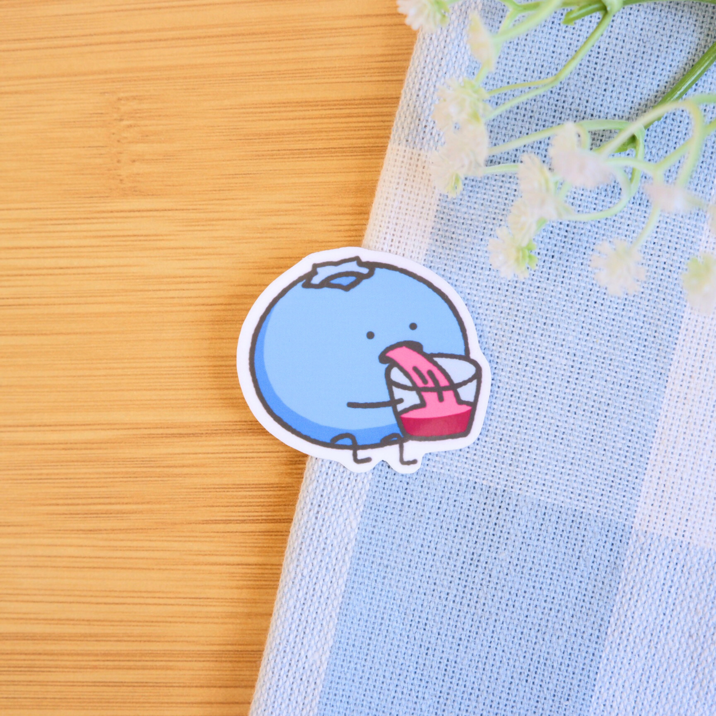 Silly Fruit Throwing Up Stickers