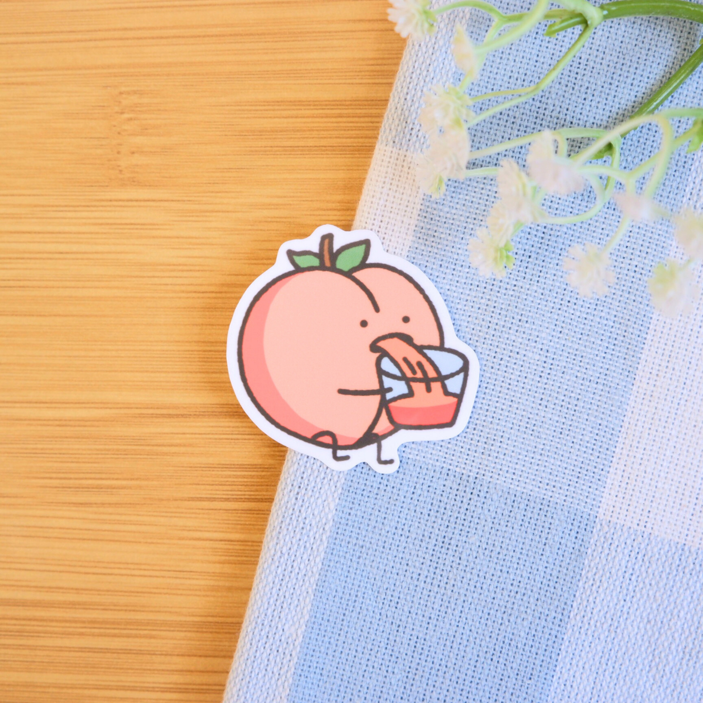 Silly Fruit Throwing Up Stickers