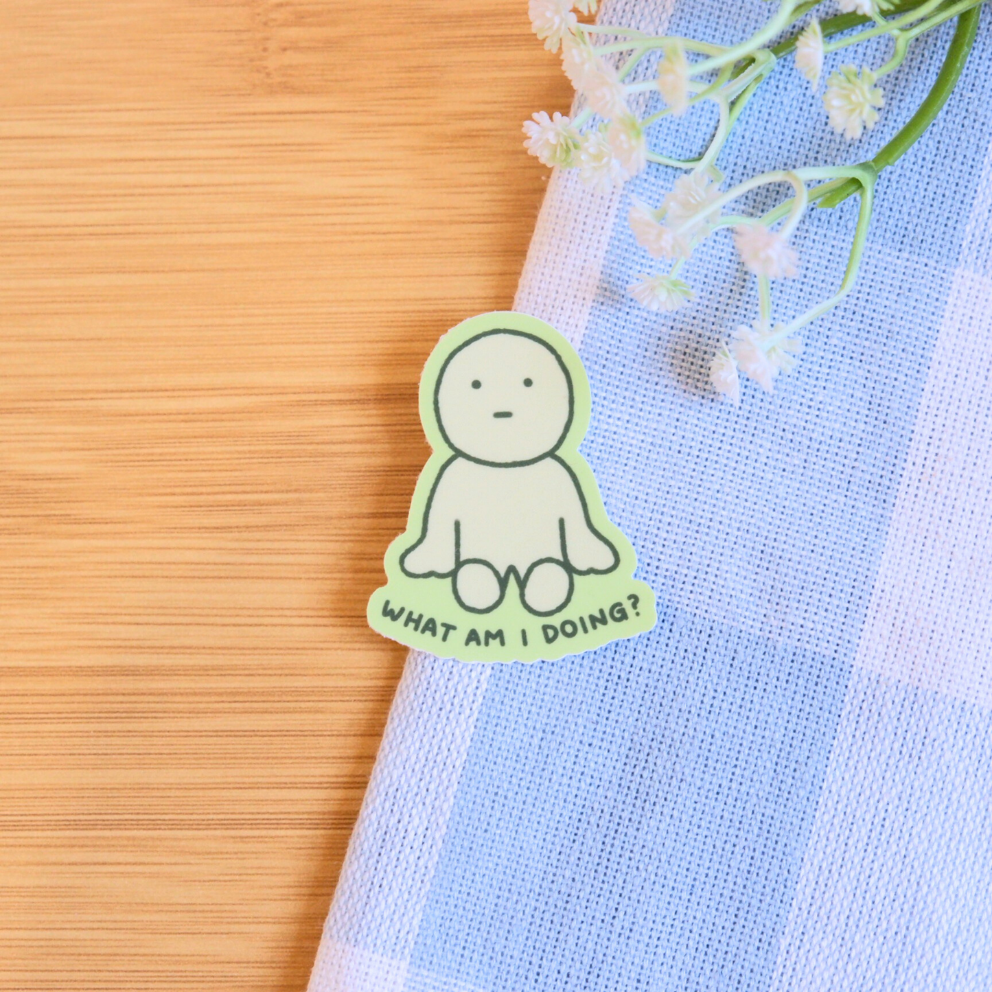 Relatable Green Guy Stickers