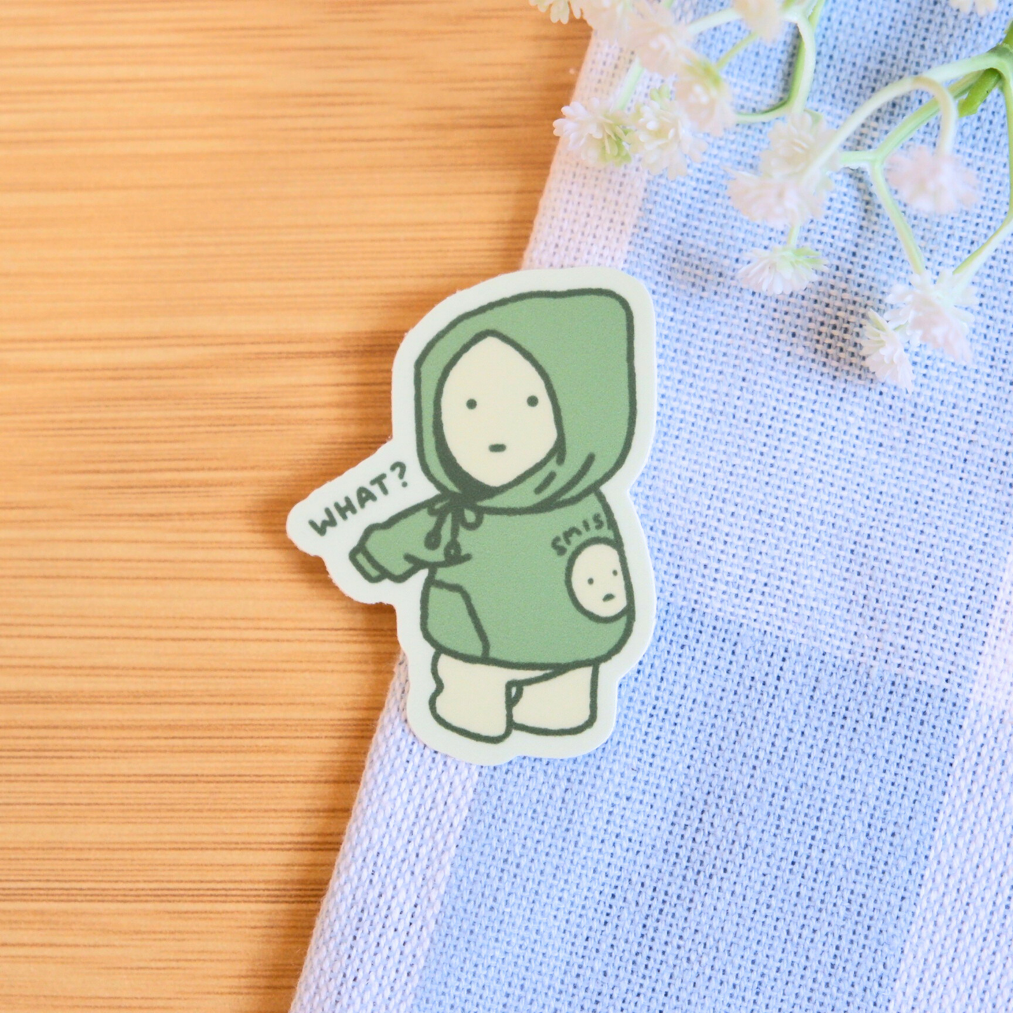 Hoodie Green Guy Stickers
