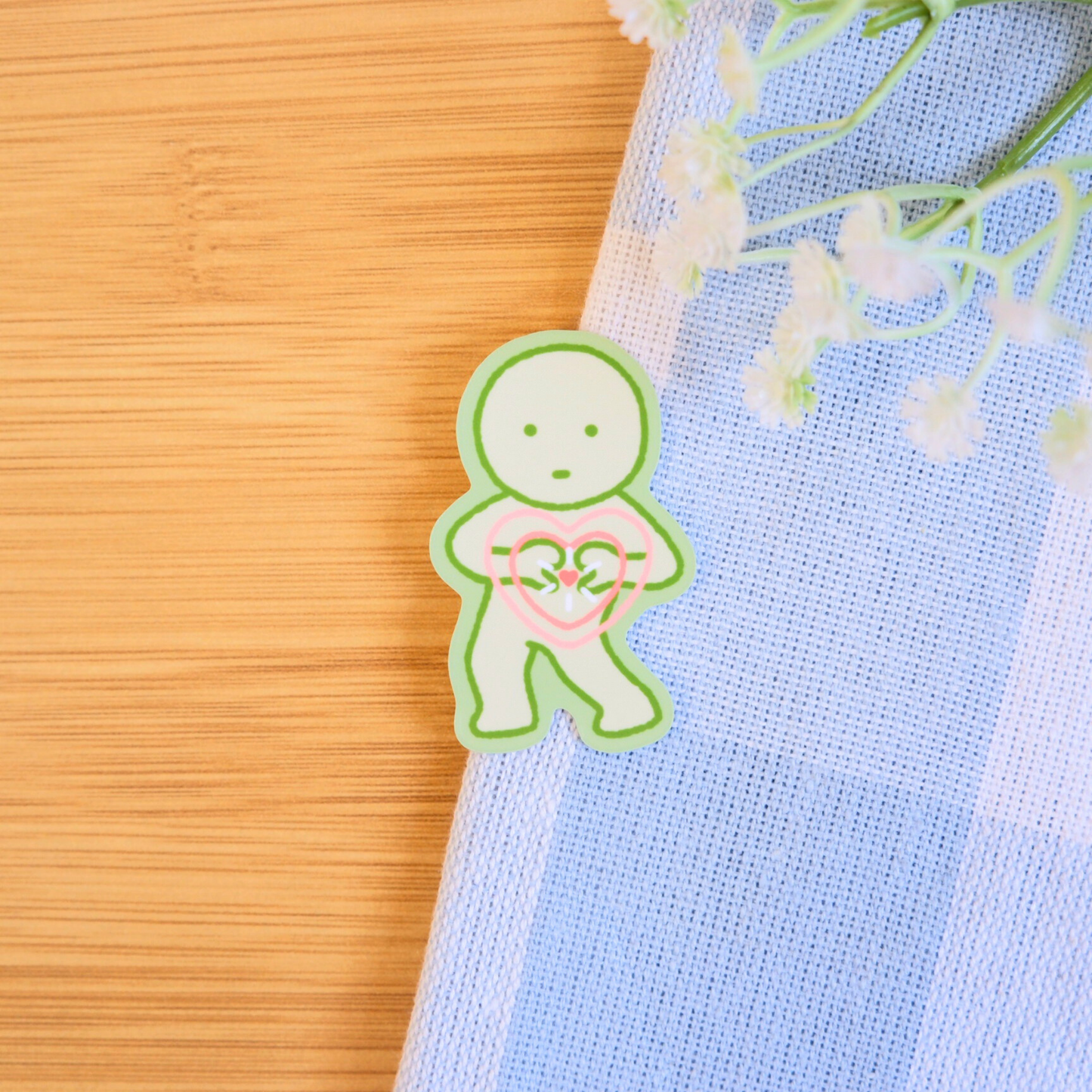 Lover Green Guy Stickers
