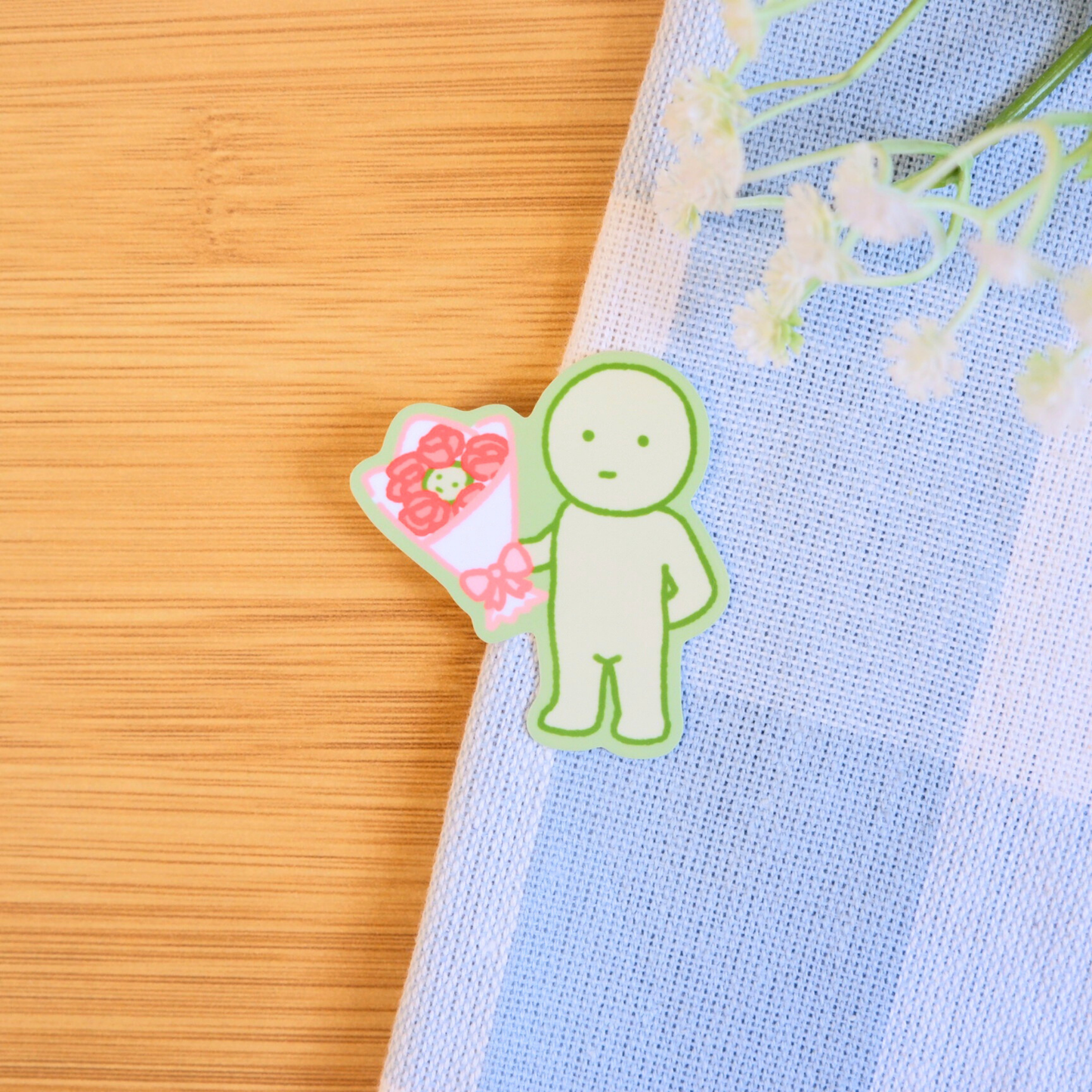 Lover Green Guy Stickers
