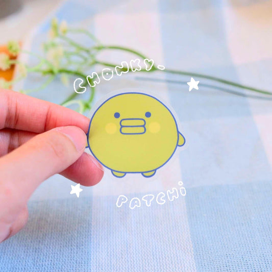 Chonkypatchi Tama Clear Sticker