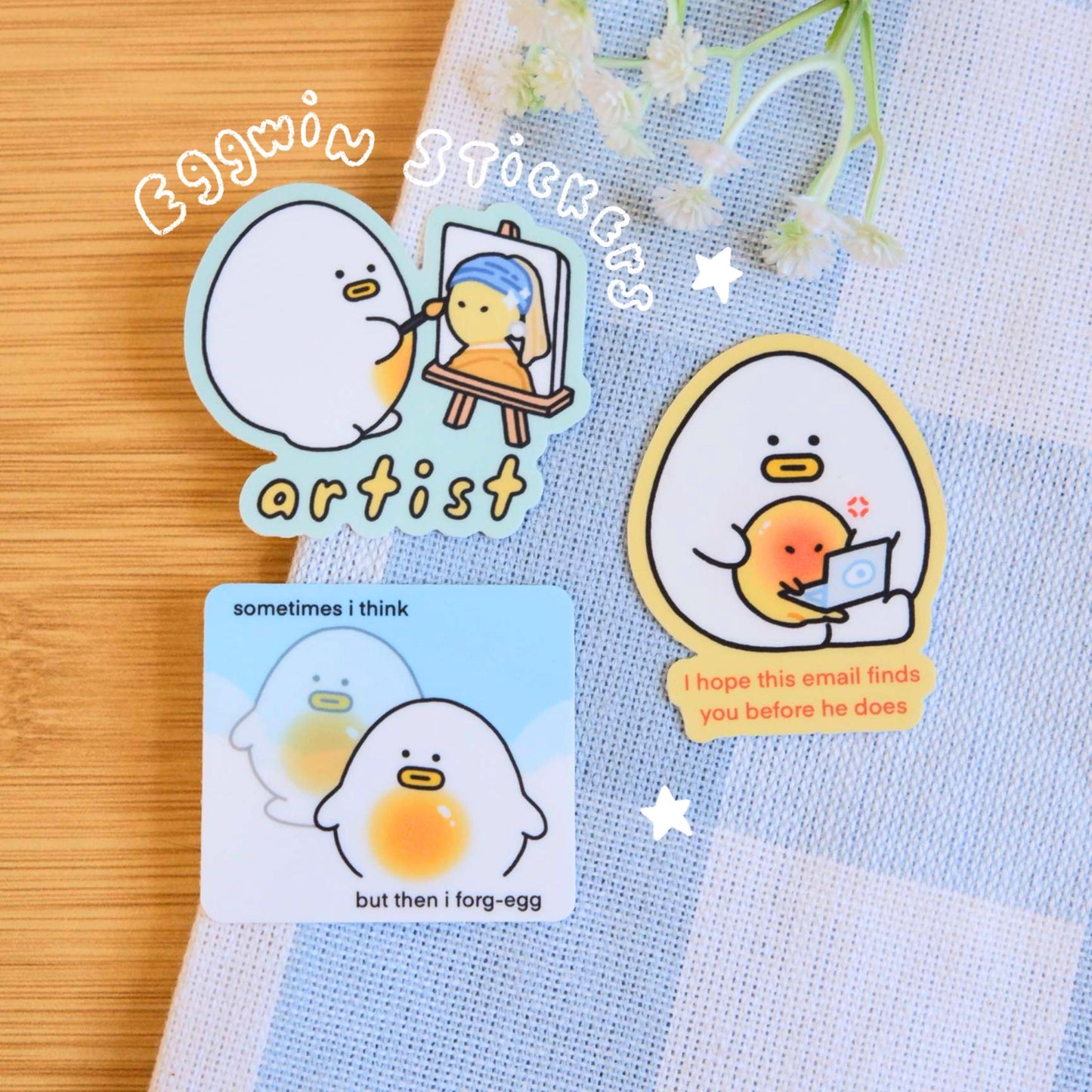 Eggwin Stickers