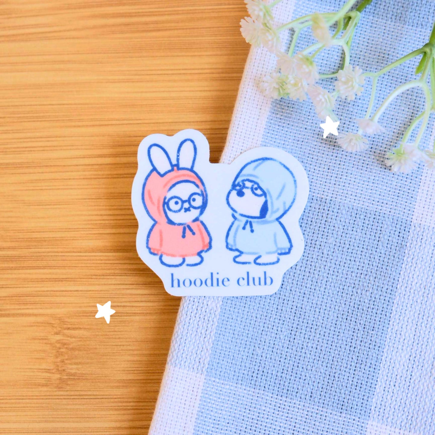 Hoodie Club Sticker