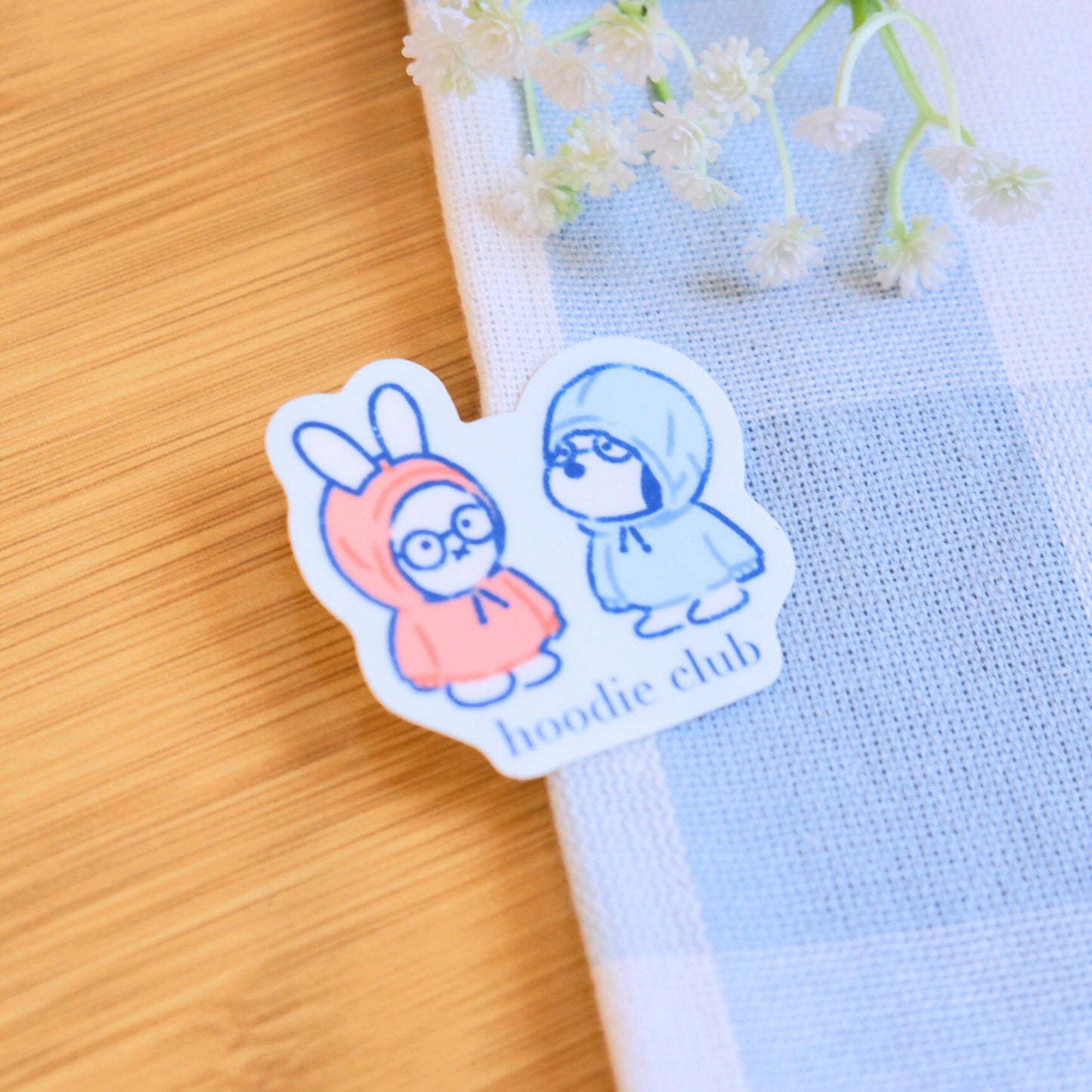 Hoodie Club Sticker