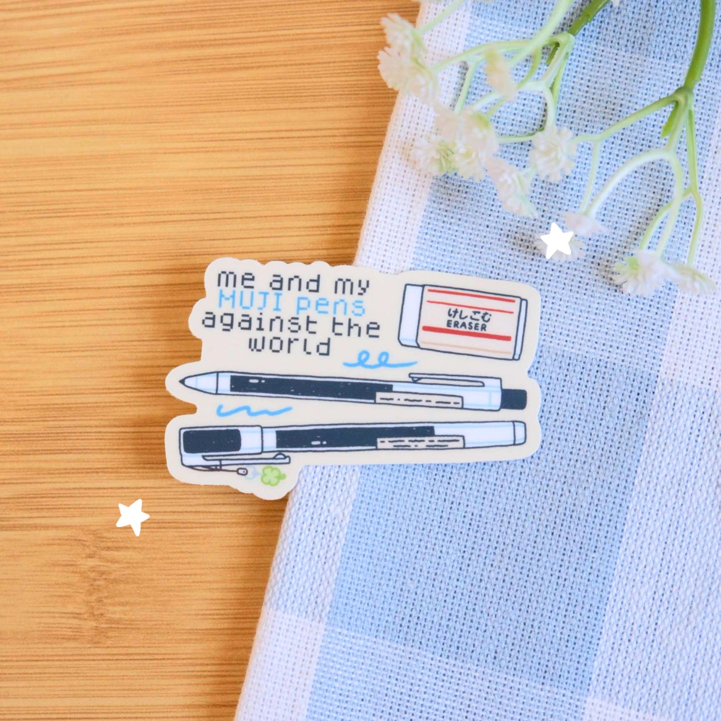 Me and My Pens Sticker