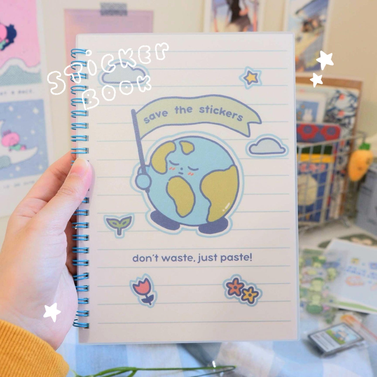 Save the Stickers Reusable Sticker Book