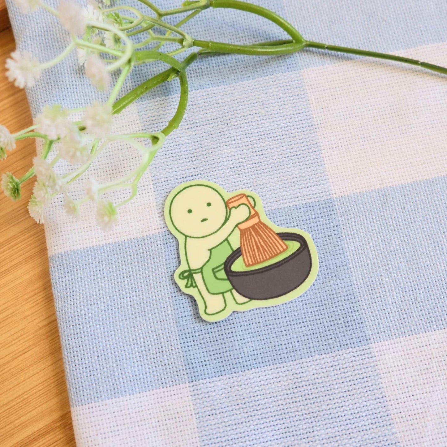 Green Guy Matcha Sticker