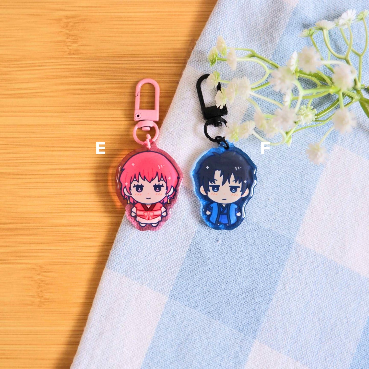 Shojo Couple Keychains