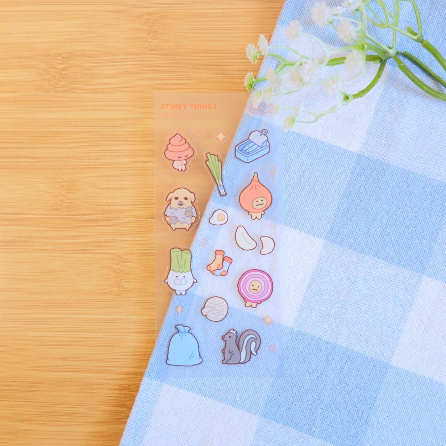 Stinky Things Sticker Sheet
