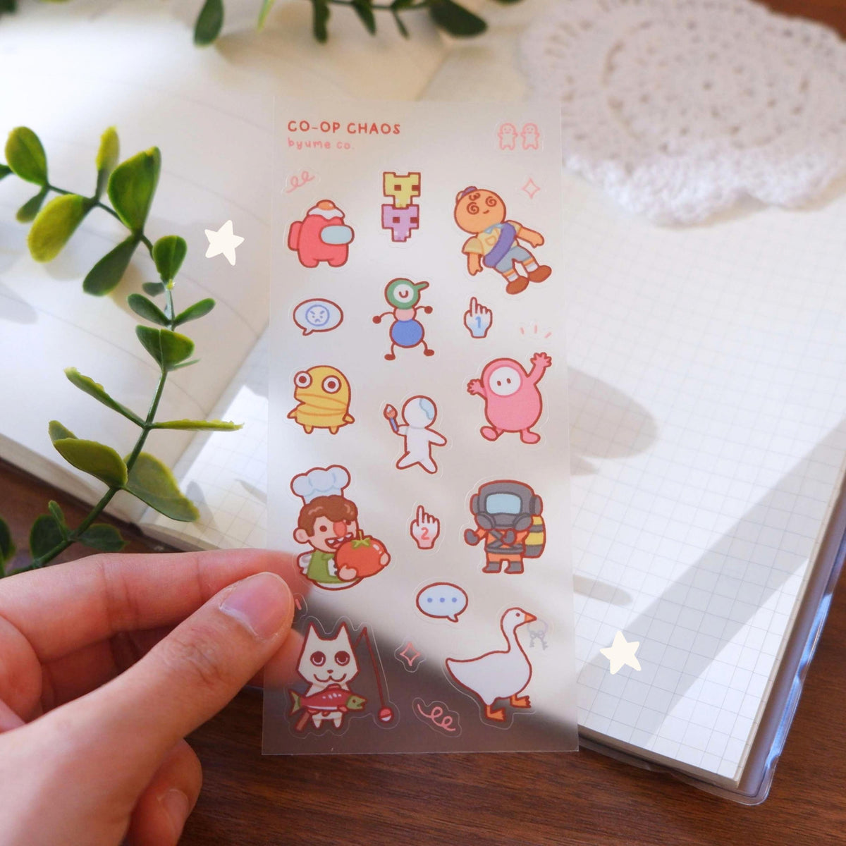 Co-op Chaos Sticker Sheet