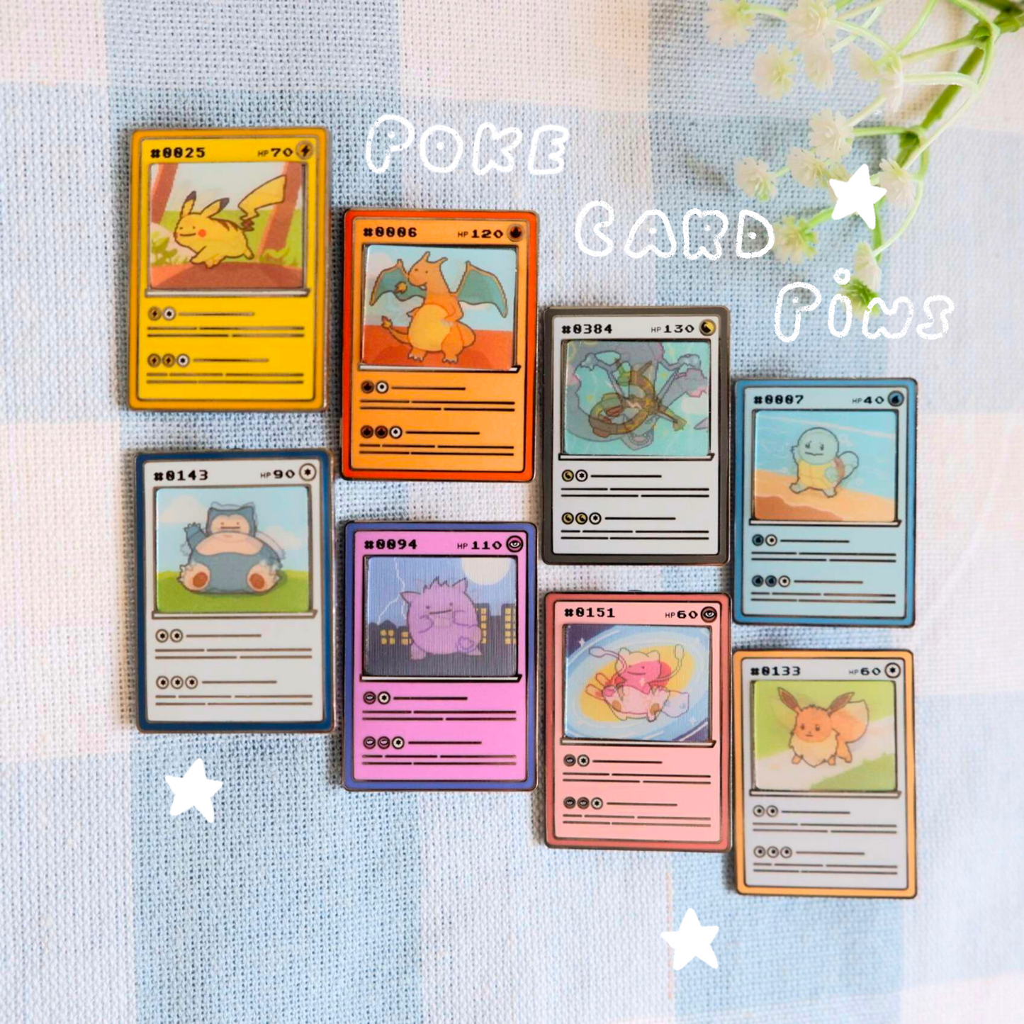 Ditto Poke Card Lenticular Pin