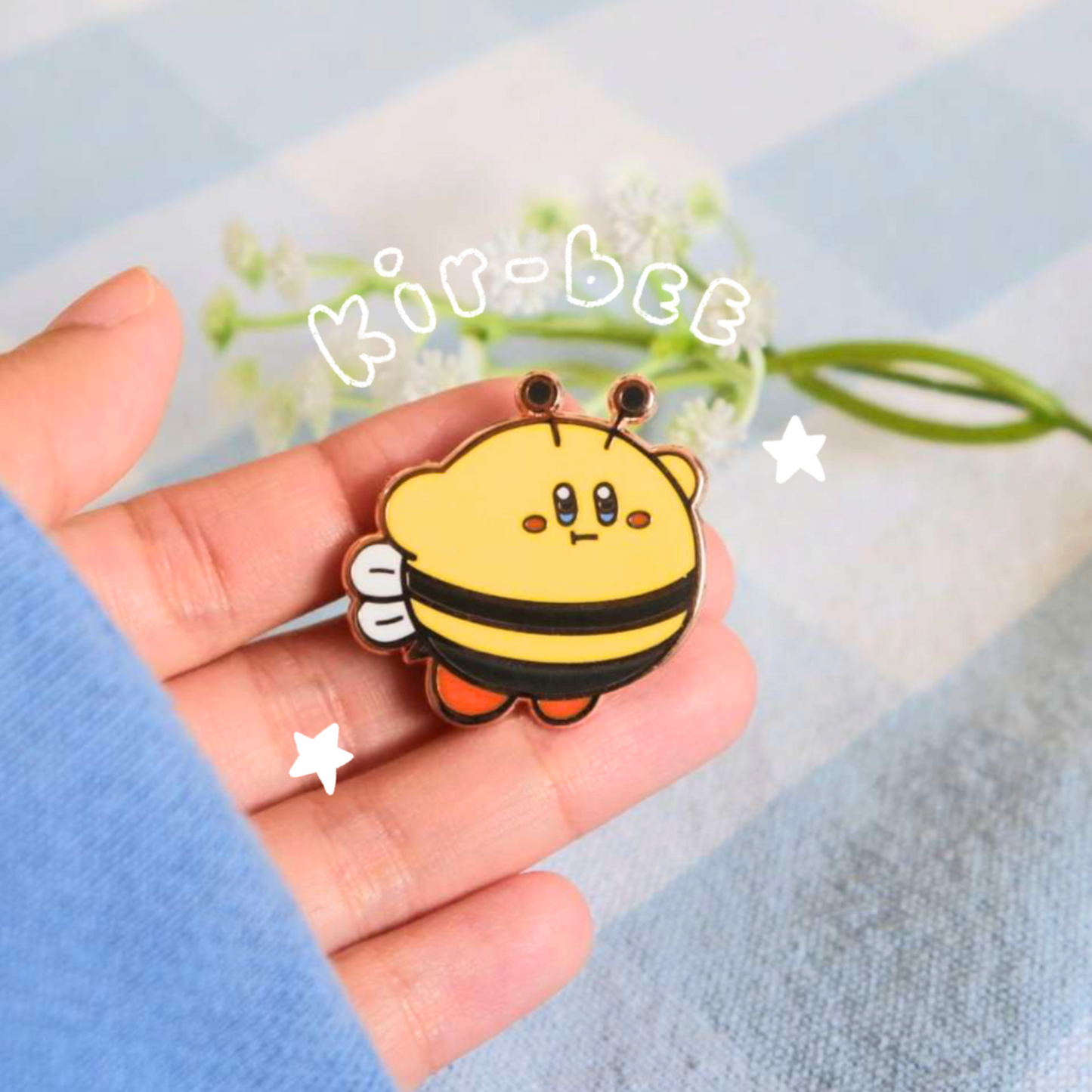 Kir(bee) Hard Enamel Rose-Gold Plated Pin