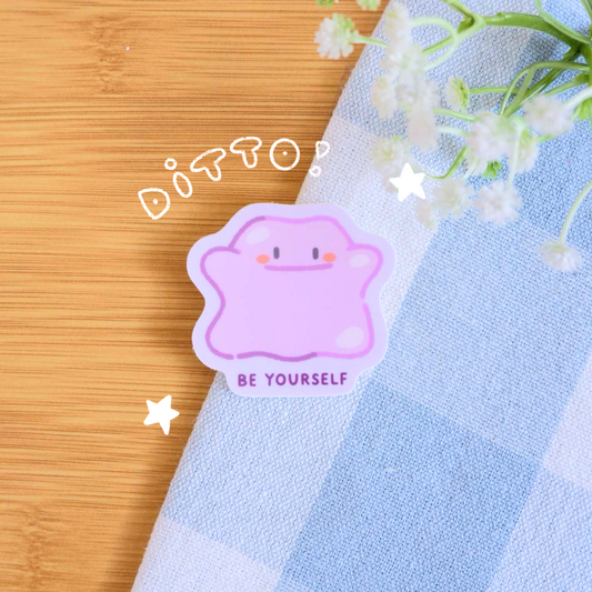 Ditto Be Yourself Self-Care Sticker