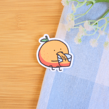 Silly Fruit Throwing Up Stickers