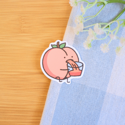 Silly Fruit Throwing Up Stickers
