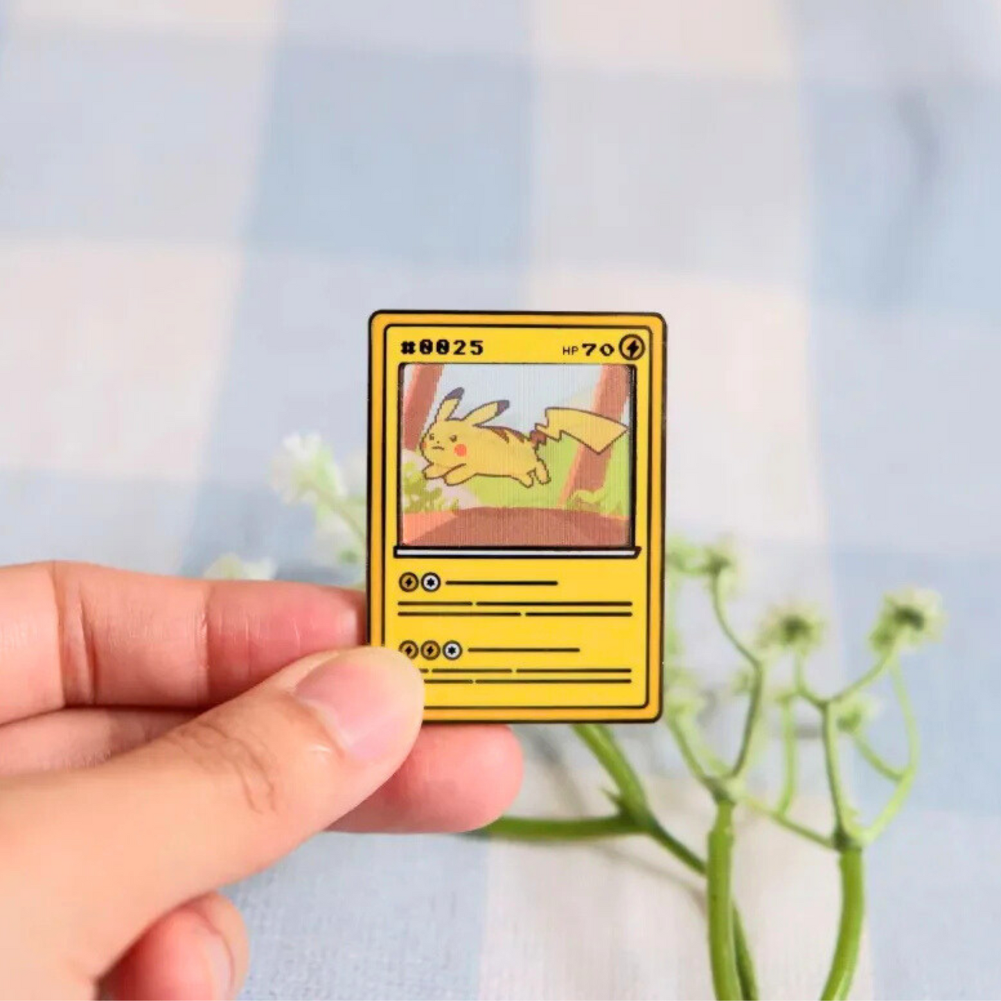 Ditto Poke Card Lenticular Pin