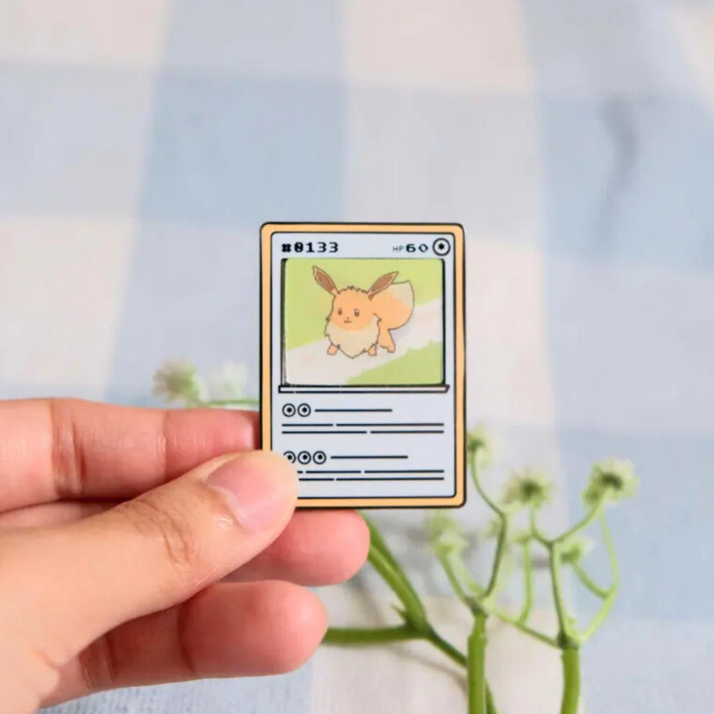 Ditto Poke Card Lenticular Pin