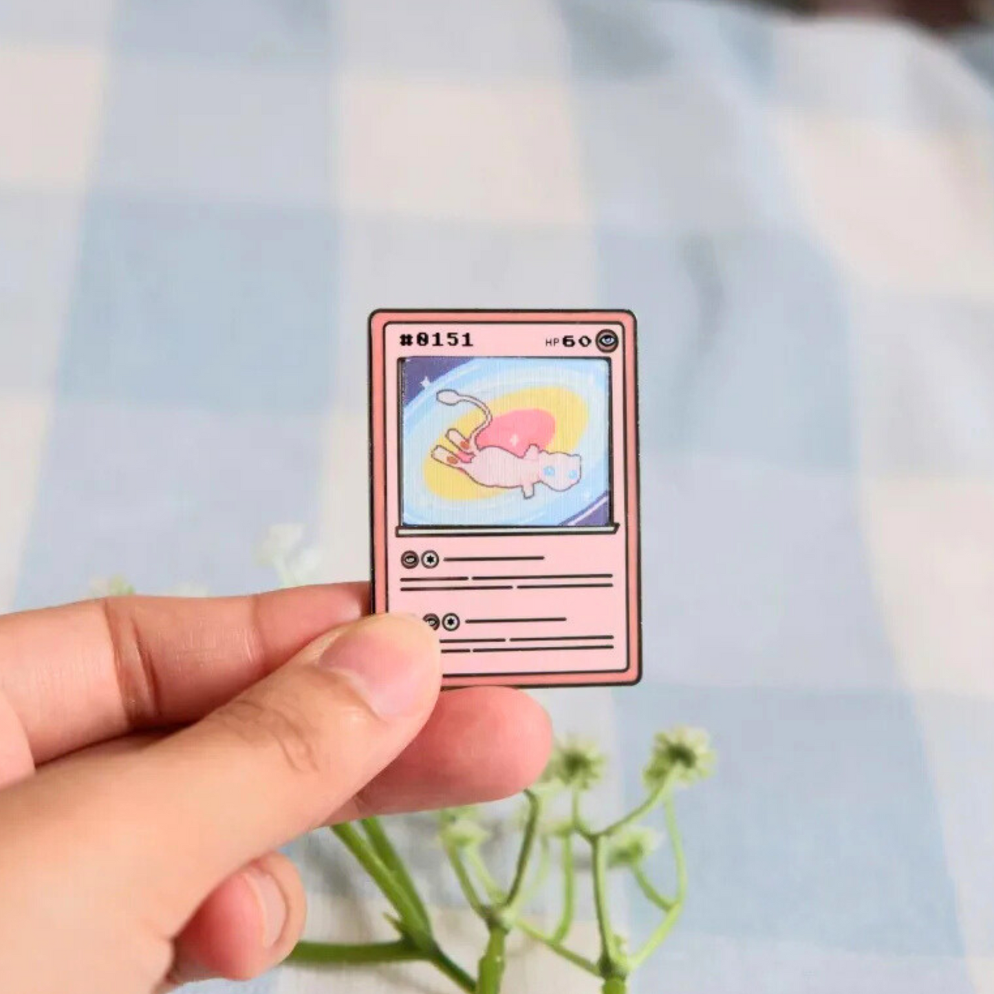 Ditto Poke Card Lenticular Pin