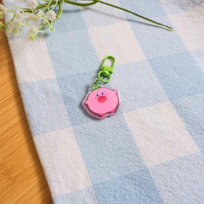 Pink Blob Sprout Keychain