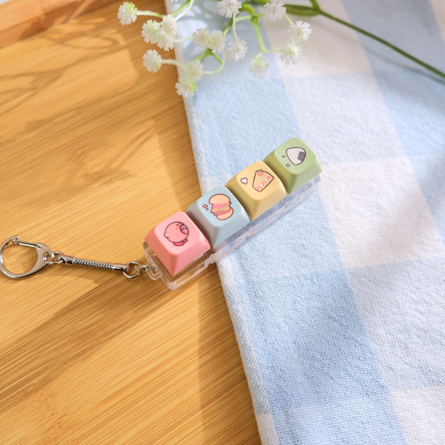 Keycap Fidget Keychains