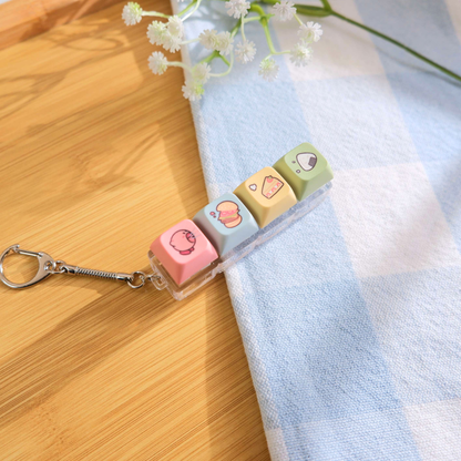 Keycap Fidget Keychains
