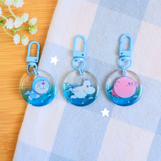 Swimming Series Acrylic Keychains