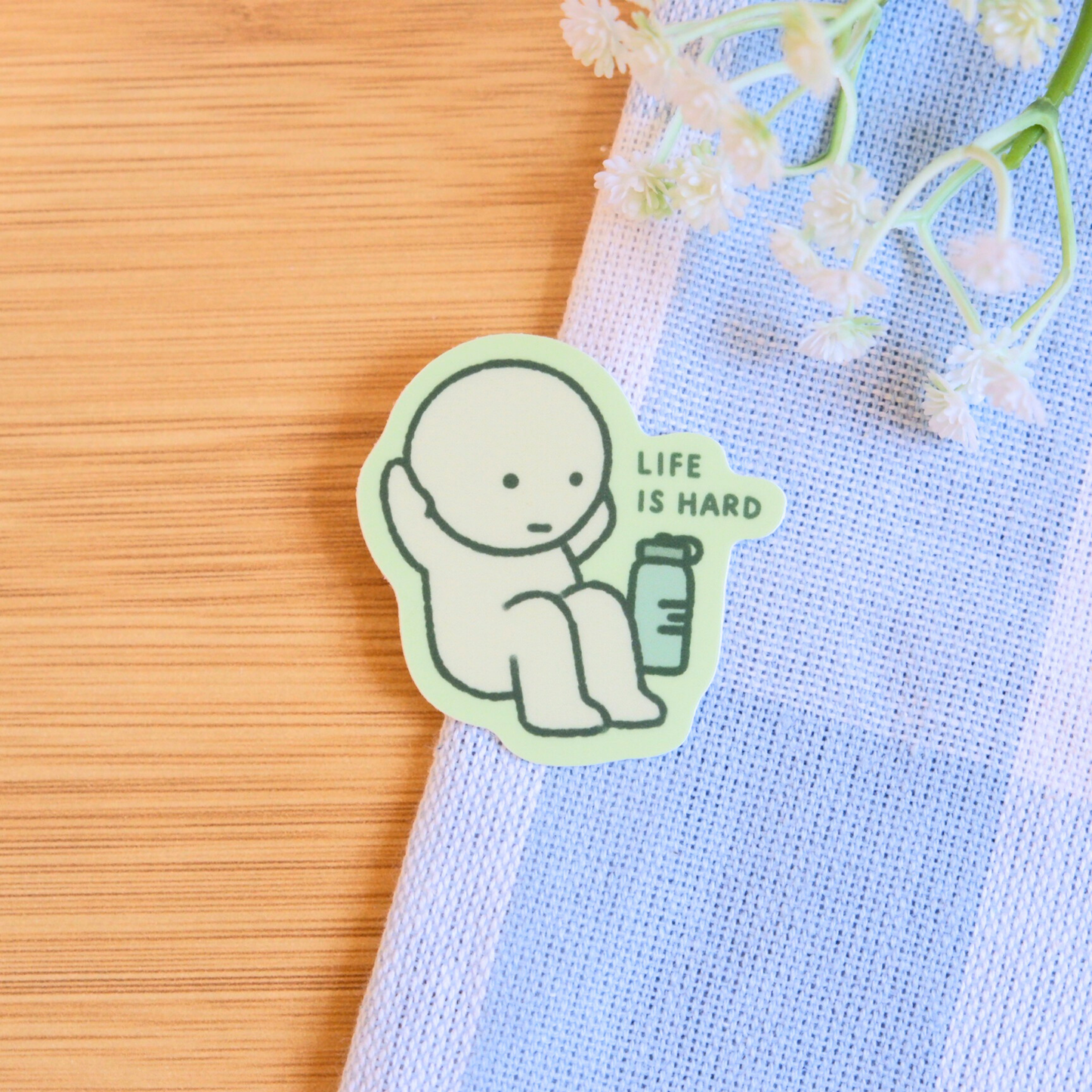 Exercise Green Guy Stickers