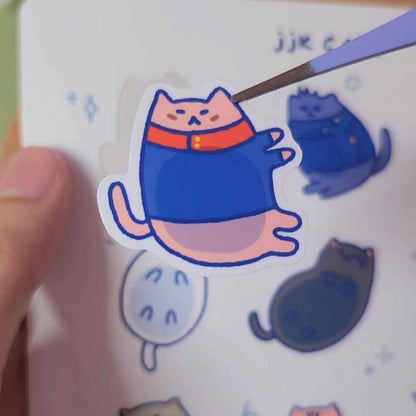 JJK-Inspired Cat Sticker Sheet