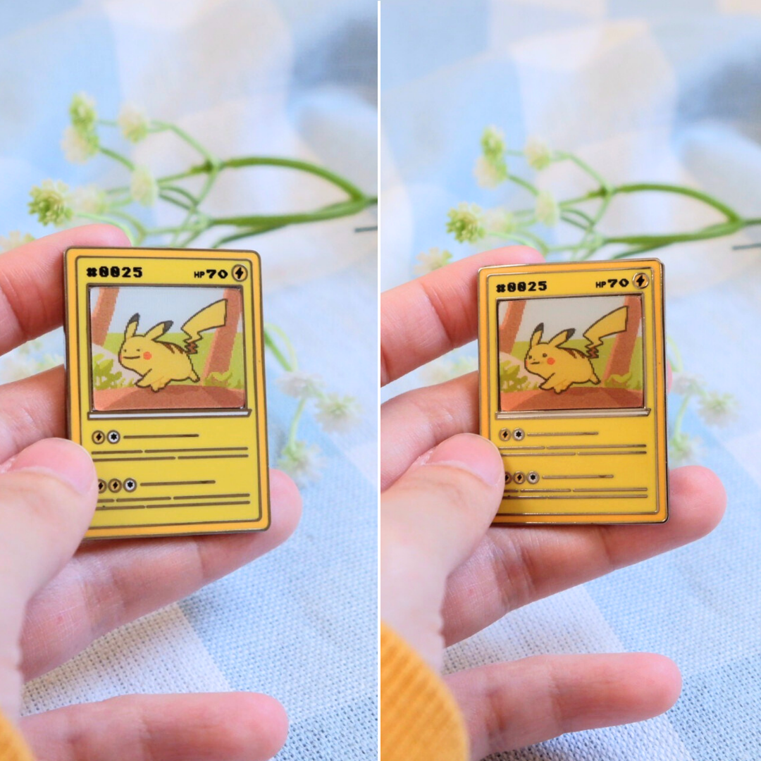 Ditto Poke Card Lenticular Pin