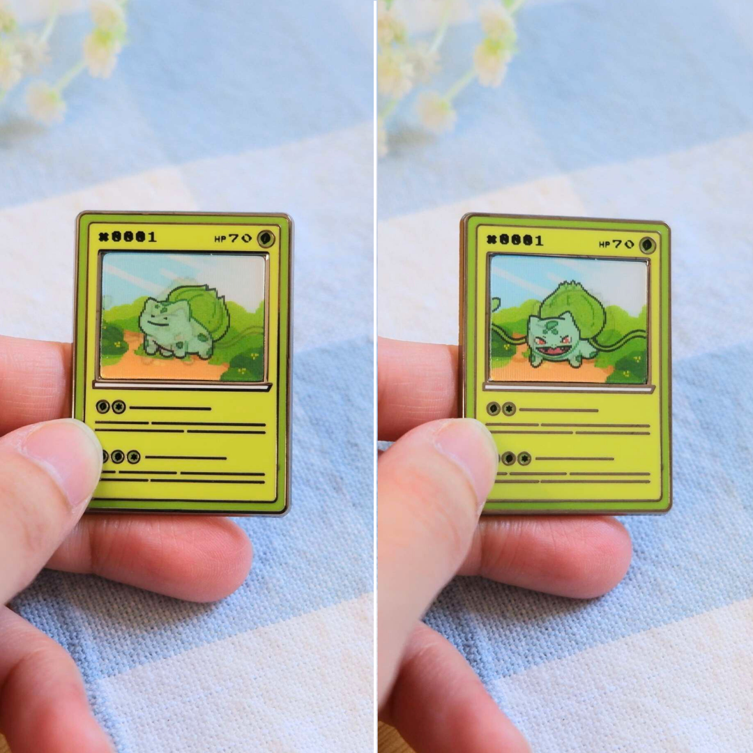 Ditto Poke Card Lenticular Pin