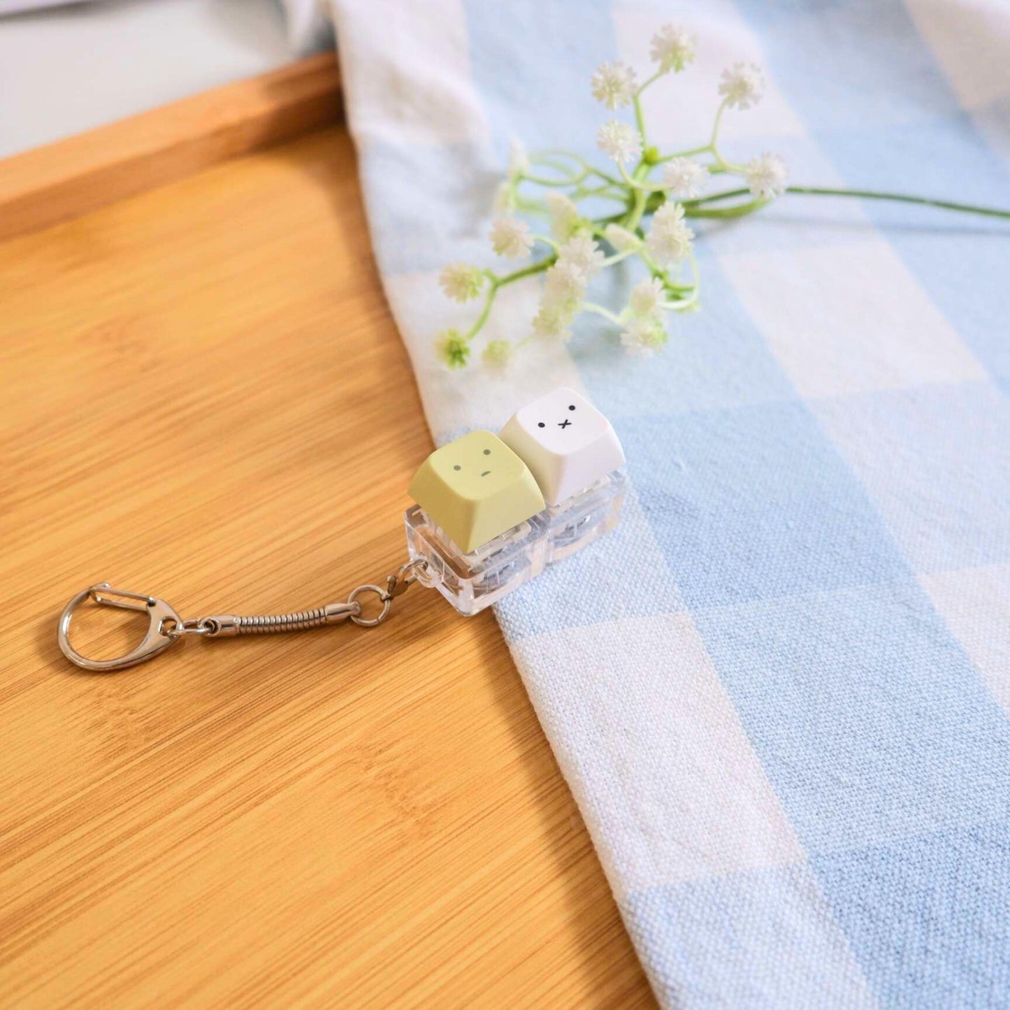 Keycap Fidget Keychains