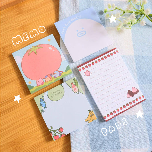 Cute Assorted Memo Pads