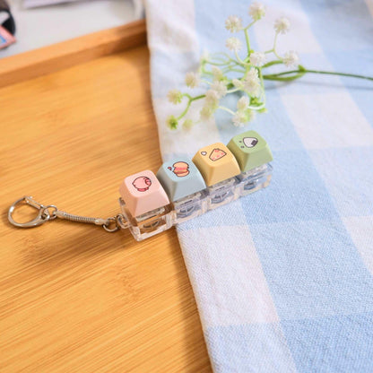 Keycap Fidget Keychains