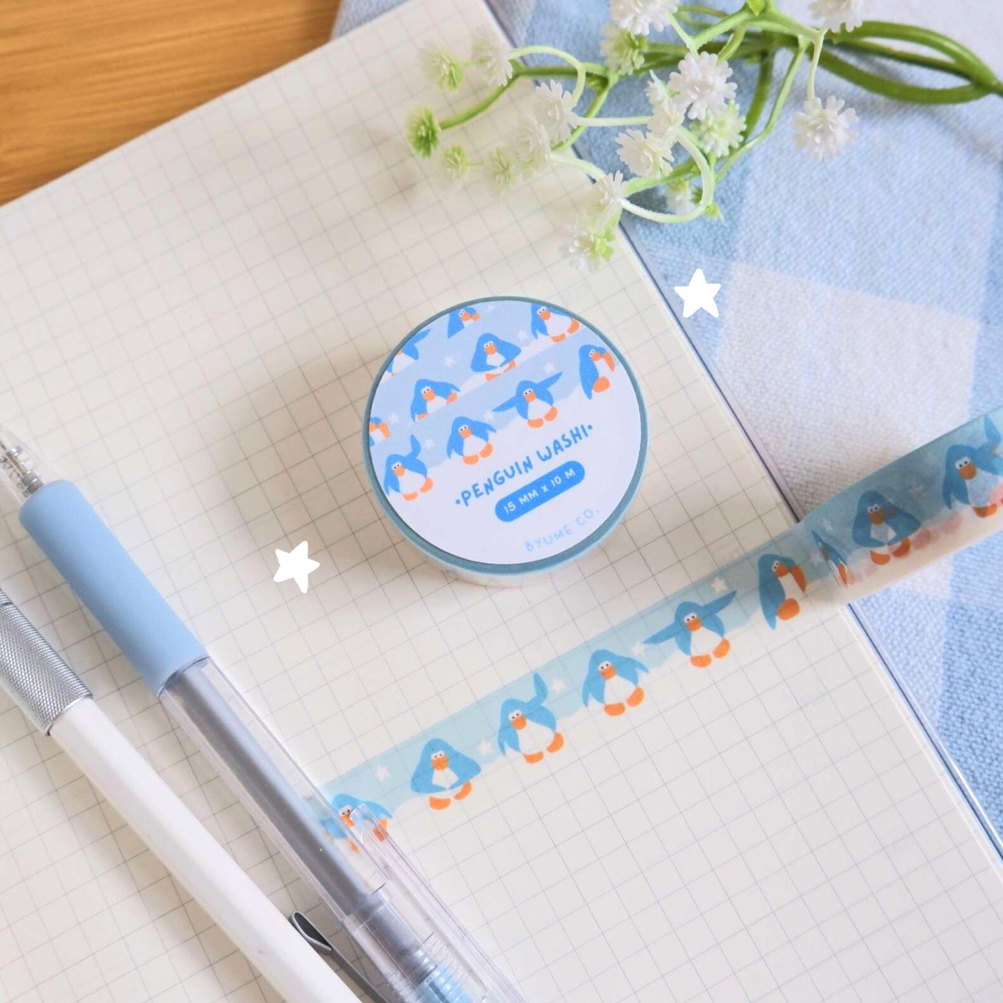 Penguin Washi Tape