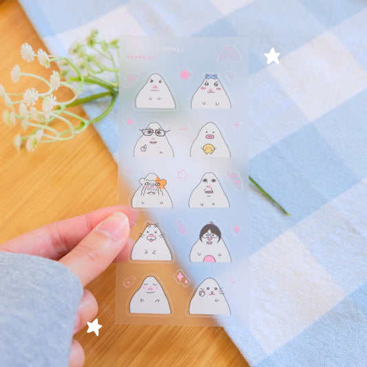 Hamster Memes Sticker Sheet