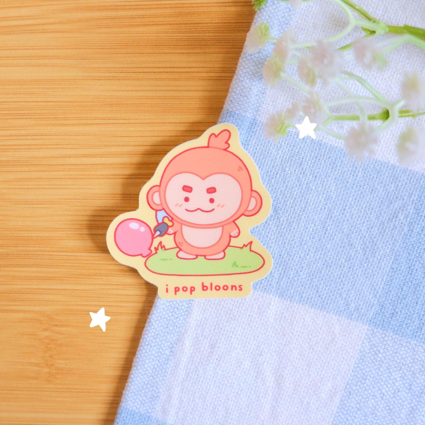 Dart Monkey Sticker