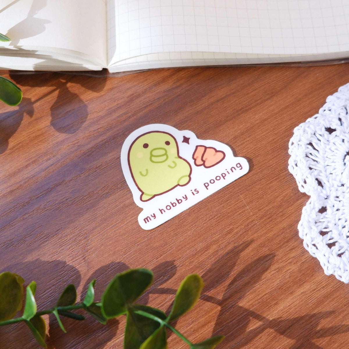 My Hobby is Pooping Sticker