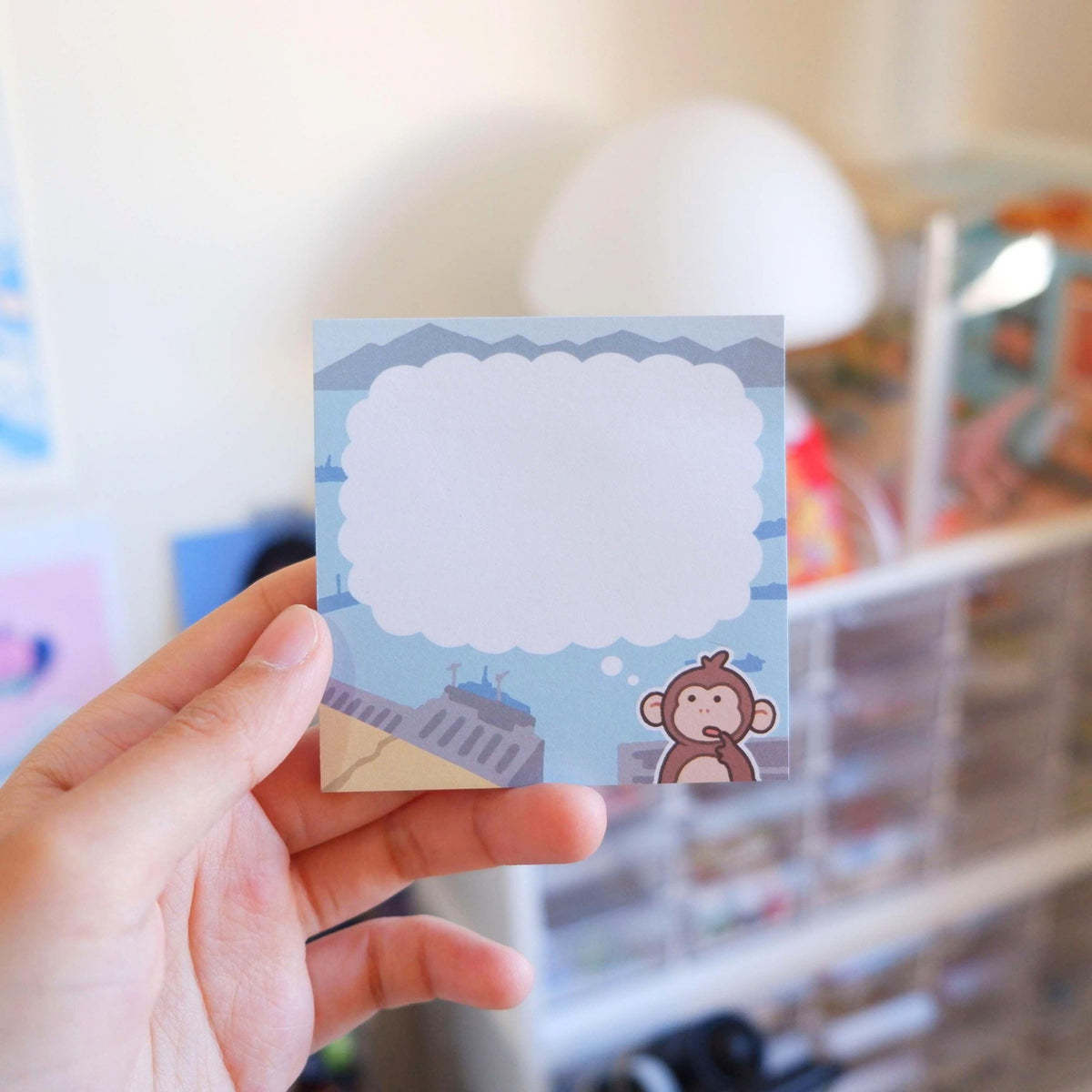 Thinking Monkey Sticky Notes