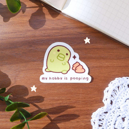 My Hobby is Pooping Sticker