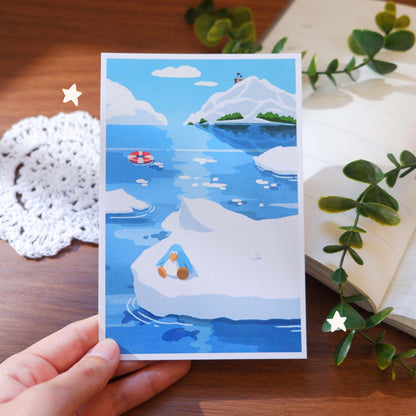 The Last Penguin Art Print