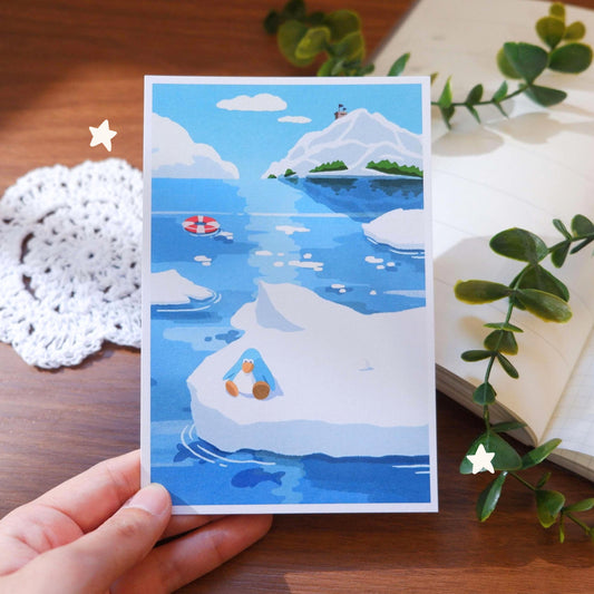 The Last Penguin Art Print