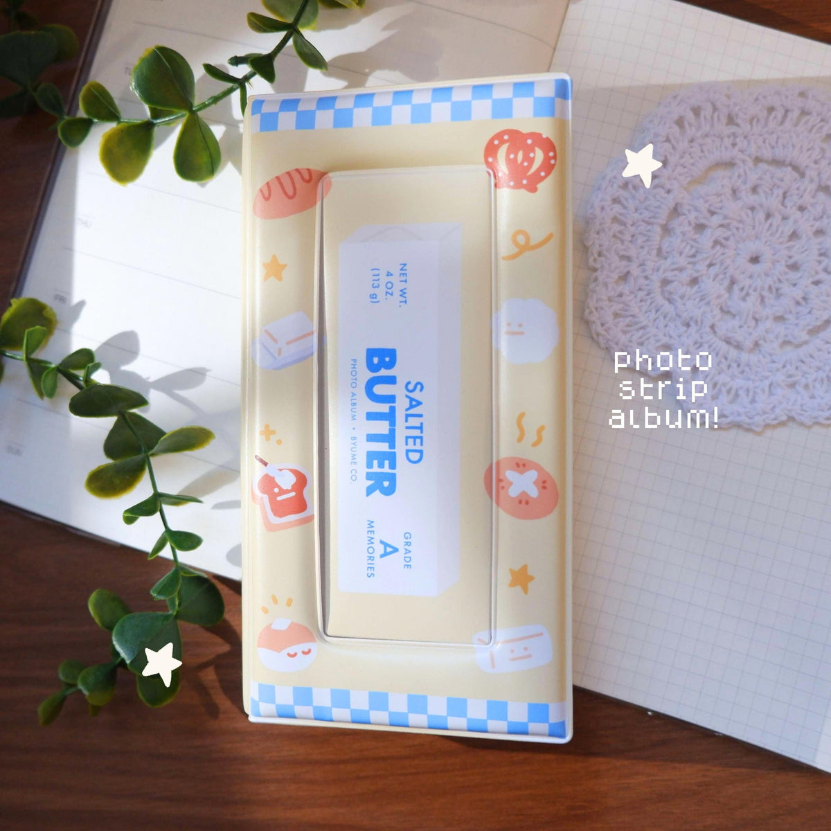 Butter Photo Booth Photo Strip Album