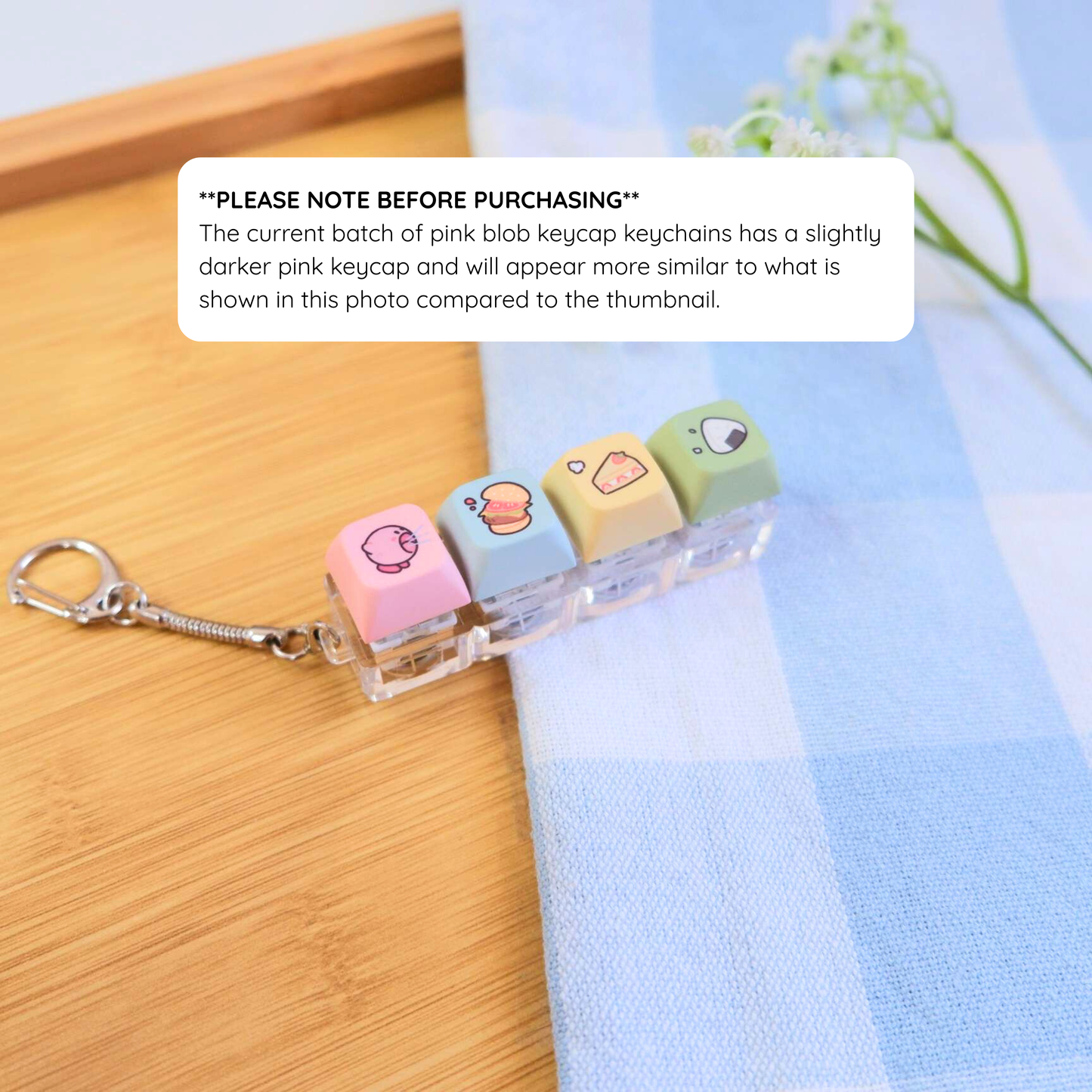 Keycap Fidget Keychains