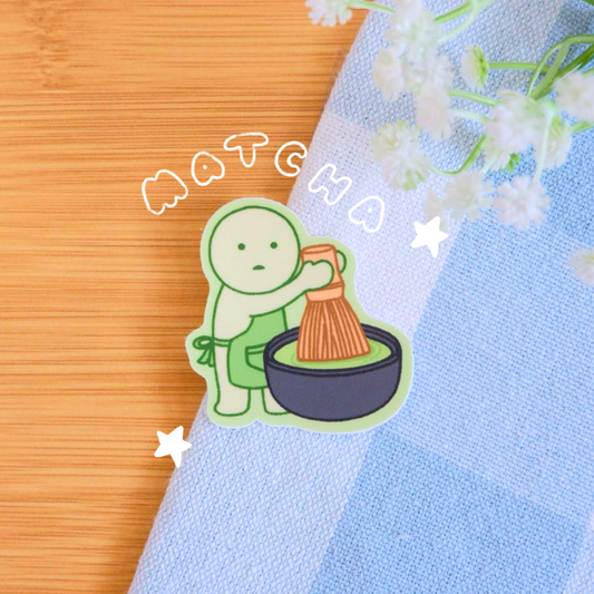 Green Guy Matcha Sticker