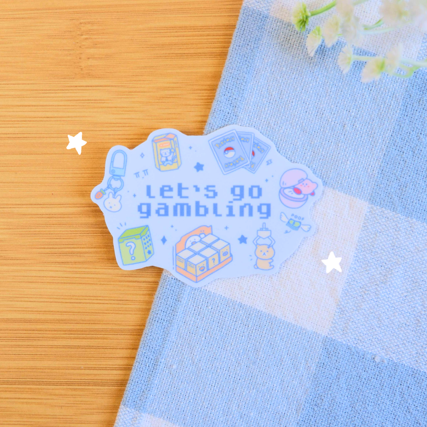 Let's Go Gambling Sticker